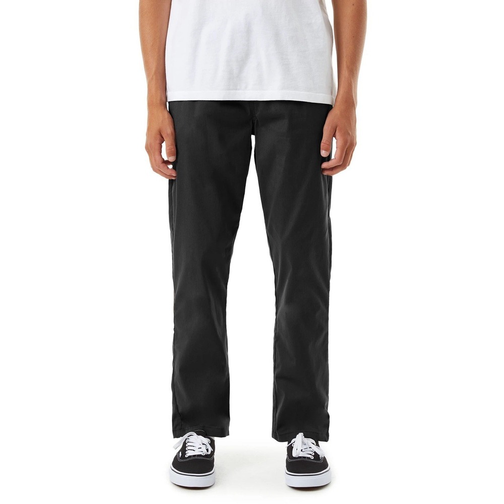 Katin Stand Pant Black Drawstring Men's Large Cotton Modern Minimalist Casual